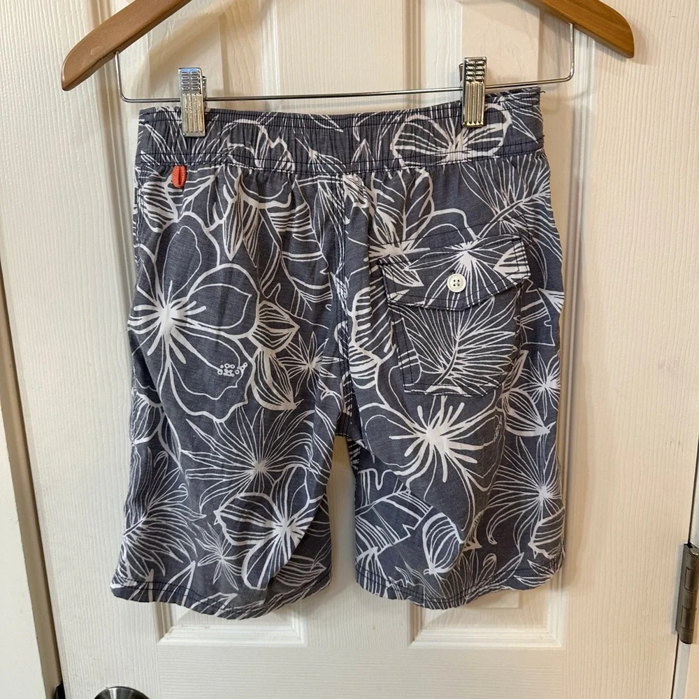 Crewcuts Boys Hawaiian Floral Bathing Suit Swim Summer Cute Trendy Vacation 10 - Picture 4 of 4